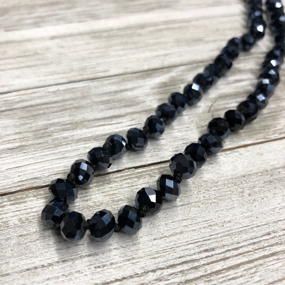 Glass Bead Necklace & Earrings Set - Picture 5 of 5